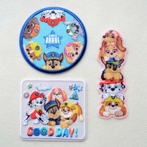 画像4: ワッペン パウパトロール GOOD DAY アイロン シール おしゃれ 大人 (4)
