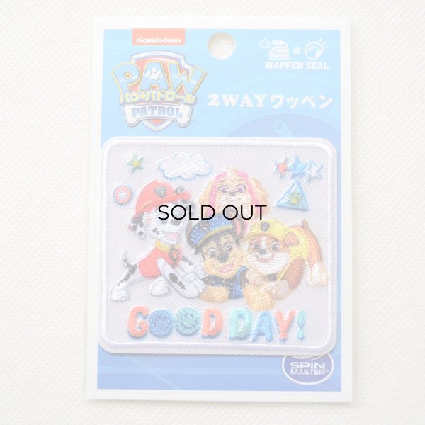 画像3: ワッペン パウパトロール GOOD DAY アイロン シール おしゃれ 大人 (3)