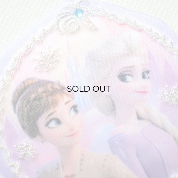 画像2: ワッペン アナと雪の女王 パープルクリーム ディズニー (2)