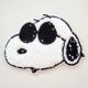 ワッペン ジョークール スヌーピー フェイス サガラ ピーナッツ PEANUTS