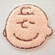 ワッペン チャーリー ブラウン フェイス サガラ スヌーピー ピーナッツ PEANUTS