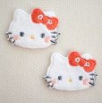 画像1: ワッペン ハローキティ HELLO KITTY サンリオ 2枚組 (1)