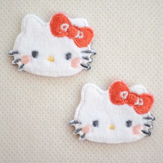 ワッペン ハローキティ HELLO KITTY サンリオ 2枚組 | ワッペン
