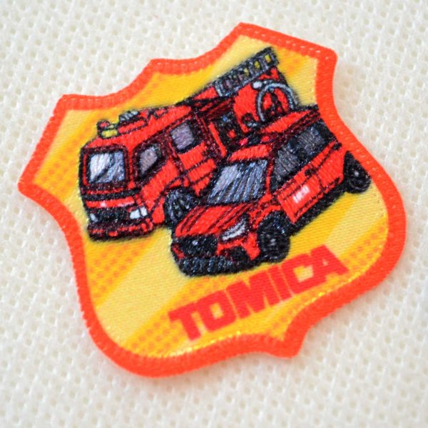 画像2: ワッペン トミカ 消防車 消防指揮者 救急車 (2)