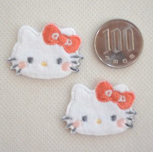 画像3: ワッペン ハローキティ HELLO KITTY サンリオ 2枚組