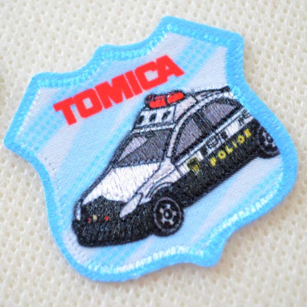 画像3: ワッペン トミカ パトロールカー 白バイ (3)