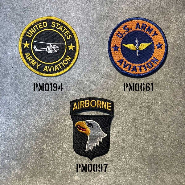 画像2: U.S. Army Aviation アメリカ陸軍航空隊 ミリタリーワッペン U.S.Army アーミー アメリカ陸軍 アイロン 刺繍 通販 (2)