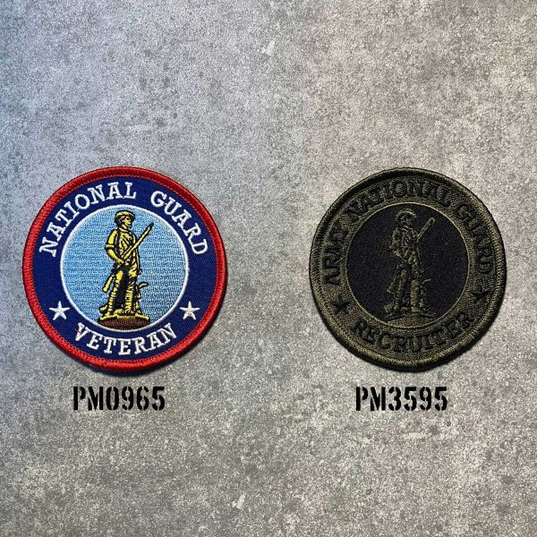 画像2: National Guard ナショナルガード ミリタリーワッペン U.S.Army アーミー アメリカ陸軍 アイロン 刺繍 通販 (2)