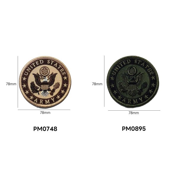 画像4: US Army Symbol ミリタリーワッペン U.S.Army アーミー アメリカ陸軍 アイロン 刺繍 通販 (4)