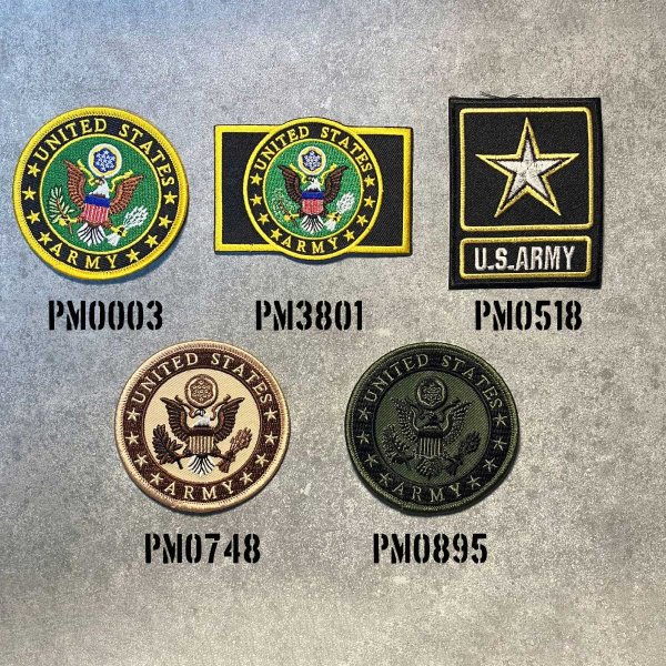 画像2: US Army Symbol ミリタリーワッペン U.S.Army アーミー アメリカ陸軍 アイロン 刺繍 通販 (2)