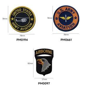 画像3: U.S. Army Aviation アメリカ陸軍航空隊 ミリタリーワッペン U.S.Army アーミー アメリカ陸軍 アイロン 刺繍 通販