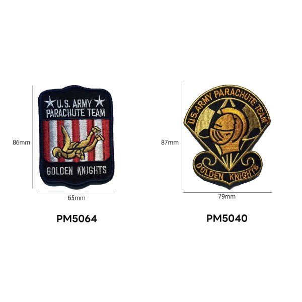 画像3: Golden Knights ミリタリーワッペン U.S.Army アーミー アメリカ陸軍 アイロン 刺繍 通販 (3)
