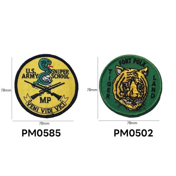 画像3: U.S. Army Schools & Training ミリタリーワッペン U.S.Army アーミー アメリカ陸軍 Tiger Land アイロン 刺繍 通販 (3)