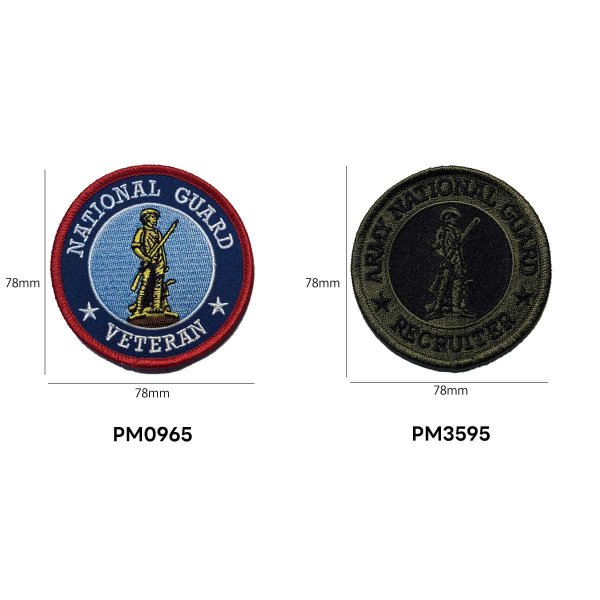 画像3: National Guard ナショナルガード ミリタリーワッペン U.S.Army アーミー アメリカ陸軍 アイロン 刺繍 通販 (3)