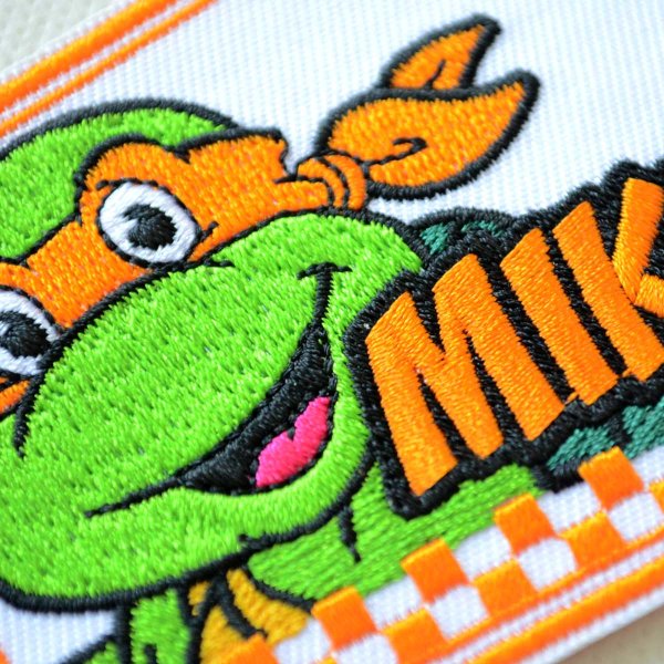 画像2: ワッペン タートルズ ミケランジェロ (2)