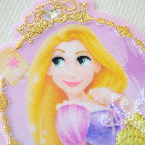 画像2: ワッペン ディズニー プリンセス ラプンツェル キラキラ (2)