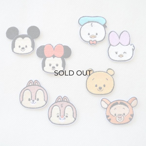 画像4: ワッペン ディズニー ミッキーマウス ミニーマウス ミニ シール アイロン 2枚セット (4)