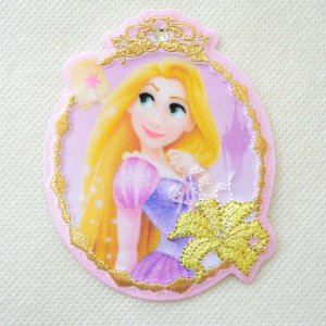 画像1: ワッペン ディズニー プリンセス ラプンツェル キラキラ