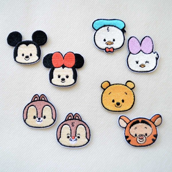 画像4: ワッペン ディズニー チップ デール ミニ シール アイロン 2枚セット おしゃれ 大人 (4)