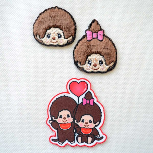 画像4: ワッペン モンチッチ モンチッチくん モンチッチちゃん アイロン おしゃれ 大人向け  (4)