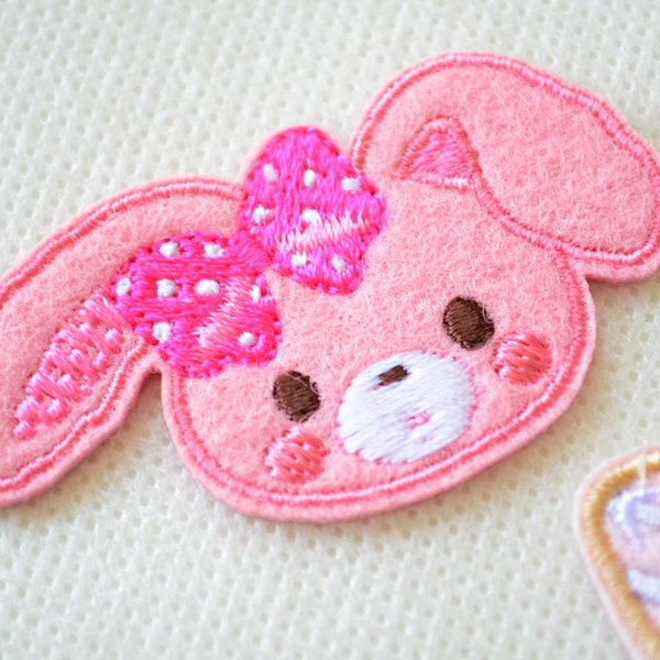 画像2: ワッペン サンリオ ぼんぼんりぼん 2枚セット (2)