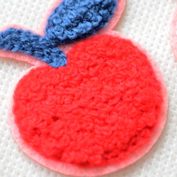 画像2: ワッペン ミッフィー ディックブルーナ りんご サガラ アイロン シール 2枚セット (2)