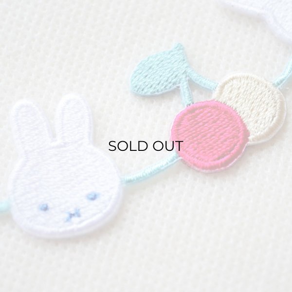 画像2: ワッペン ミッフィー ディックブルーナ さくらんぼ ライン アイロン シール (2)