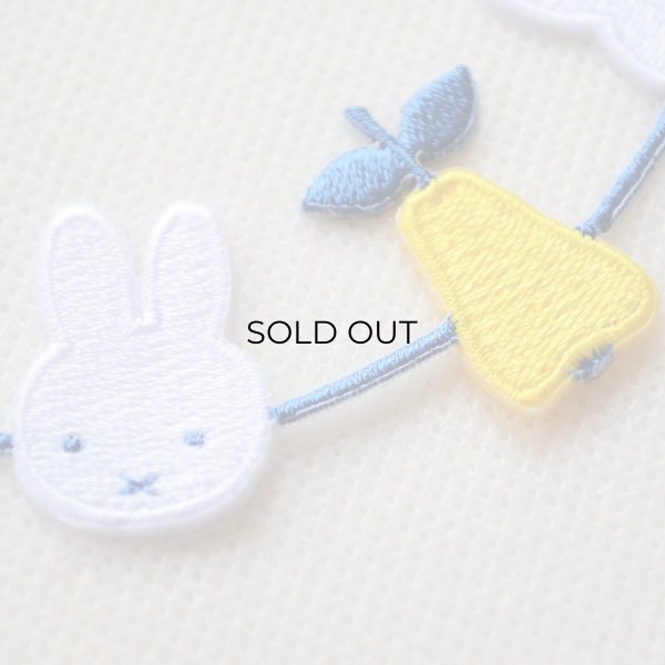 画像2: ワッペン ミッフィー ディックブルーナ 洋梨 ライン アイロン シール (2)