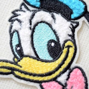 画像2: ワッペン ディズニー ドナルドダック レトロ サガラ アイロン シール おしゃれ 大人