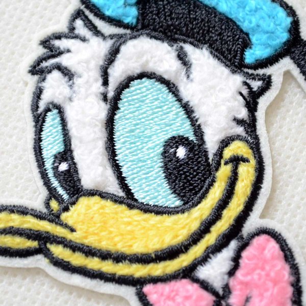 画像2: ワッペン ディズニー ドナルドダック レトロ サガラ アイロン シール おしゃれ 大人 (2)