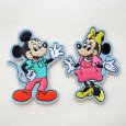 画像4: ワッペン ディズニー ミニーマウス レトロ アイロン シール おしゃれ 大人 (4)