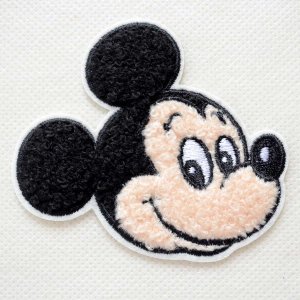 画像1: ワッペン ディズニー ミッキーマウス レトロ サガラ アイロン シール おしゃれ 大人