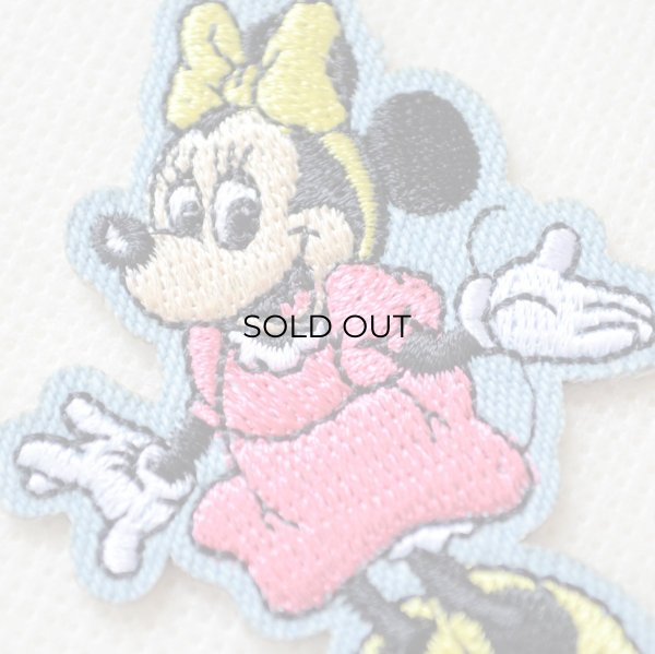 画像2: ワッペン ディズニー ミニーマウス レトロ アイロン シール おしゃれ 大人 (2)