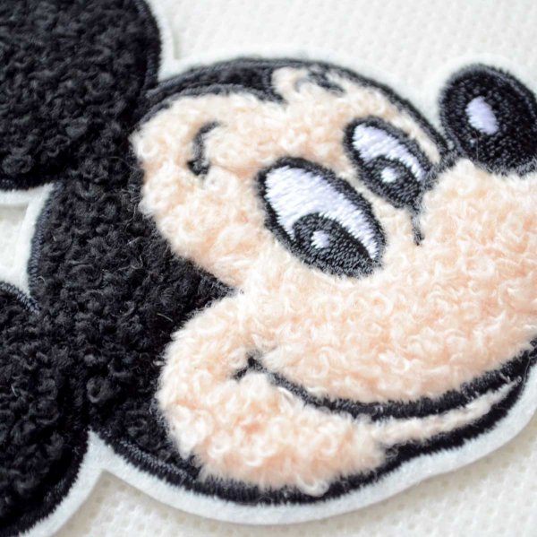 画像2: ワッペン ディズニー ミッキーマウス レトロ サガラ アイロン シール おしゃれ 大人 (2)