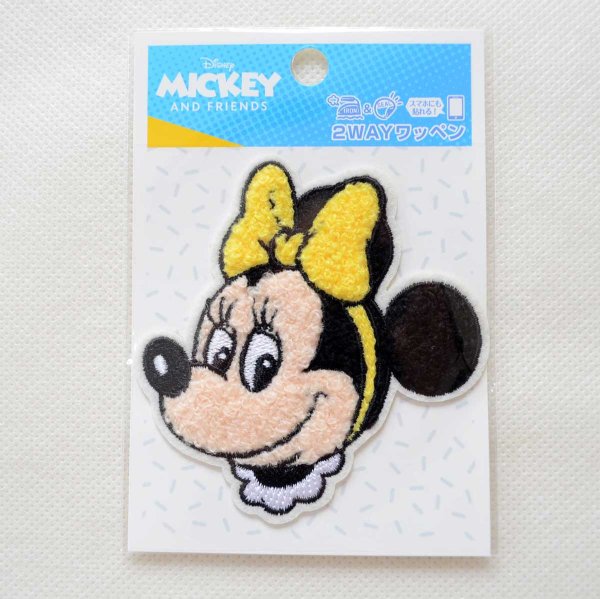 画像3: ワッペン ディズニー ミニーマウス レトロ サガラ アイロン シール おしゃれ 大人 (3)