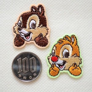 画像4: ワッペン チップ と デール ディズニー アイロン シール おしゃれ 大人 