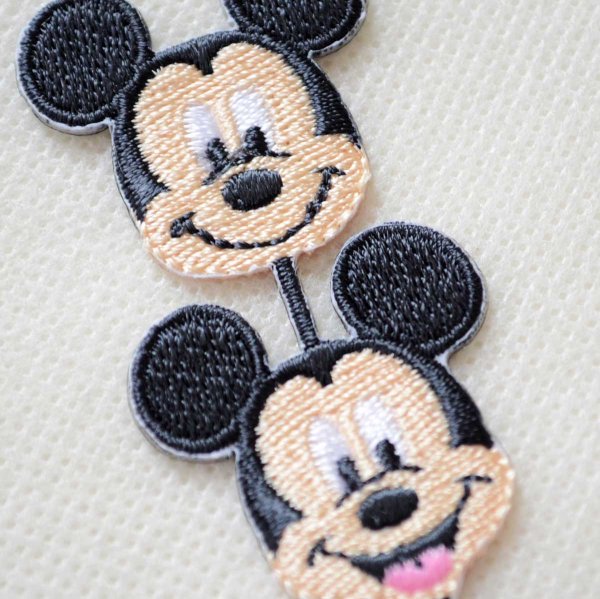 画像2: ワッペン ディズニー ミッキーマウス ライン アイロン シール おしゃれ 大人 (2)