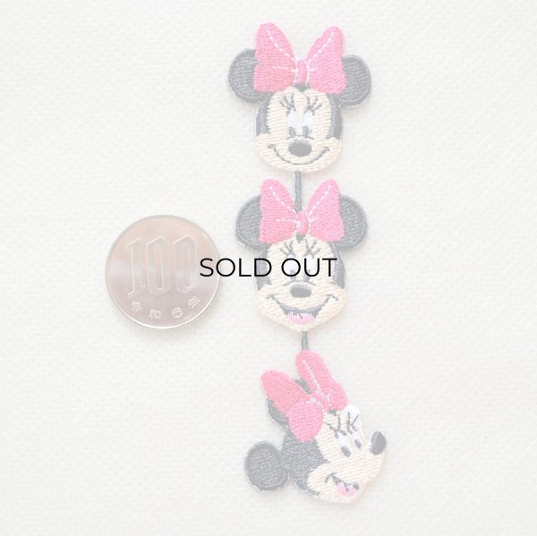 画像3: ワッペン ディズニー ミニーマウス ライン アイロン シール おしゃれ 大人 (3)