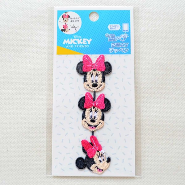 画像5: ワッペン ディズニー ミニーマウス ライン アイロン シール おしゃれ 大人 (5)
