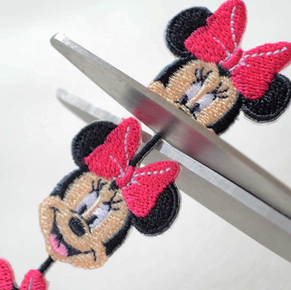 画像4: ワッペン ディズニー ミニーマウス ライン アイロン シール おしゃれ 大人 (4)