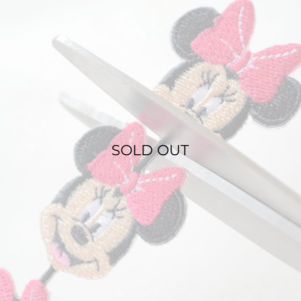 画像4: ワッペン ディズニー ミニーマウス ライン アイロン シール おしゃれ 大人 (4)