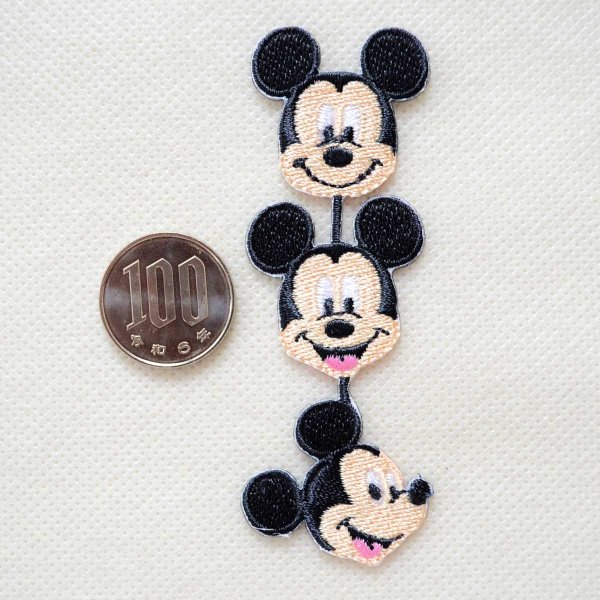 画像3: ワッペン ディズニー ミッキーマウス ライン アイロン シール おしゃれ 大人 (3)