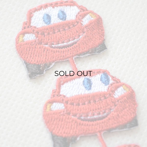 画像2: ワッペン ディズニー カーズ コミカル ライン アイロン シール おしゃれ 大人 (2)