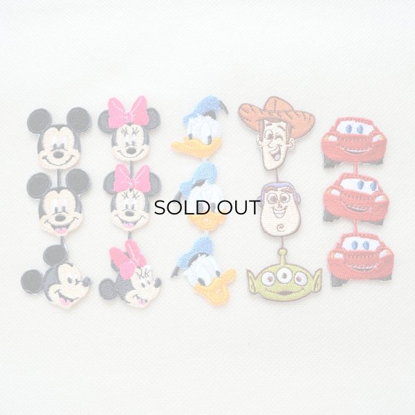 画像6: ワッペン ディズニー カーズ コミカル ライン アイロン シール おしゃれ 大人 (6)