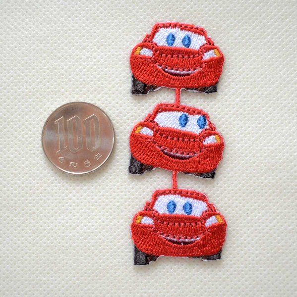 画像3: ワッペン ディズニー カーズ コミカル ライン アイロン シール おしゃれ 大人 (3)