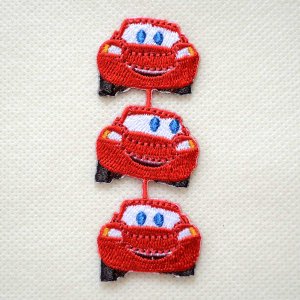 画像1: ワッペン ディズニー カーズ コミカル ライン アイロン シール おしゃれ 大人