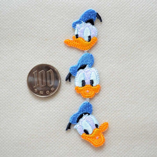 画像3: ワッペン ディズニー ドナルドダック ライン アイロン シール おしゃれ 大人 (3)