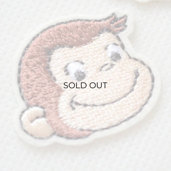 画像2: ワッペン おさるのジョージ フェイス & バナナ CGTV アイロン シール おしゃれ 大人 (2)