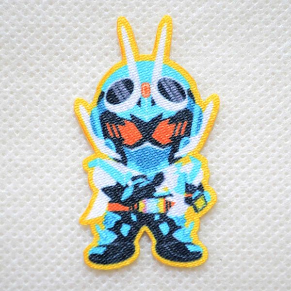 画像1: ワッペン 仮面ライダー ガッチャード アイロン シール ブランド おしゃれ 大人 (1)
