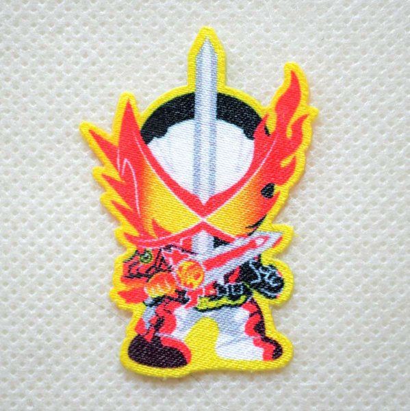 画像1: ワッペン 仮面ライダー セイバー アイロン シール ブランド おしゃれ 大人 (1)